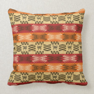 Cojín Decorativo modelo tribal étnico africano