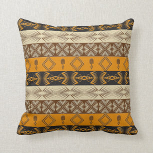 Cojín Decorativo modelo tribal rayado africano étnico