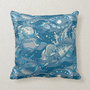 Cojín Decorativo Modelo tropical del mar