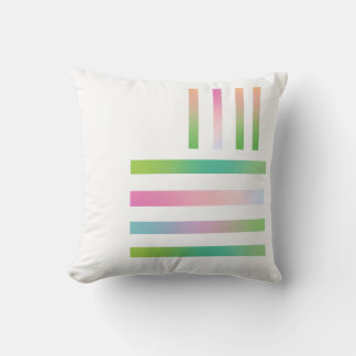 Cojín Decorativo Modern Abstract Gradient Throw Pillow – Colorful M