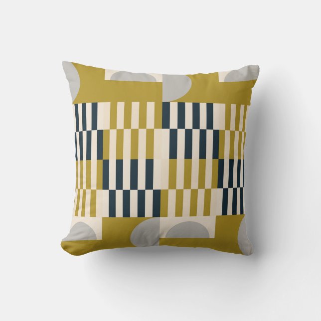 Cojín Decorativo Modern abstract seamless geometric pattern with se (Anverso)