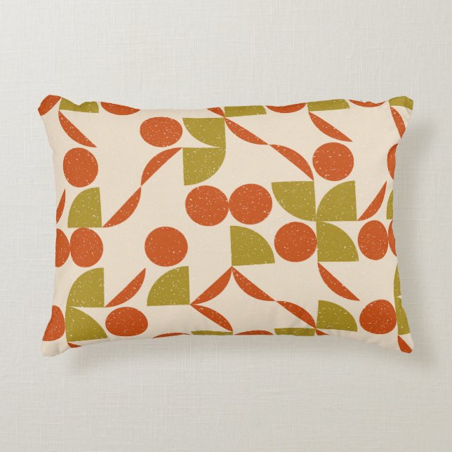 Cojín Decorativo Modern abstract seamless geometric pattern with se (Anverso)