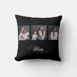 Cojín Decorativo Modern Best Mom Ever Elegant Script Black 3 Photo