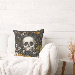 Cojín Decorativo "Modern Blossom" Skull-Stil Dekokissen