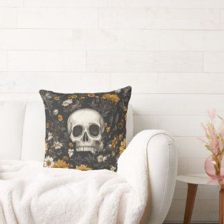 Cojín Decorativo "Modern Blossom" Skull-Stil Dekokissen