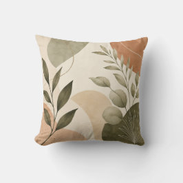 Cojín Decorativo Modern Botanical Abstract Leaves Decorative Pillow