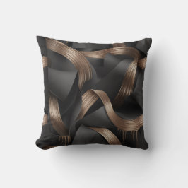 Cojín Decorativo Modern Bronze Flow Luxury Masculine Accent
