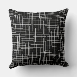 Cojín Decorativo Modern Crosshatch burlap texture pattern