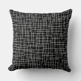 Cojín Decorativo Modern Crosshatch burlap texture pattern