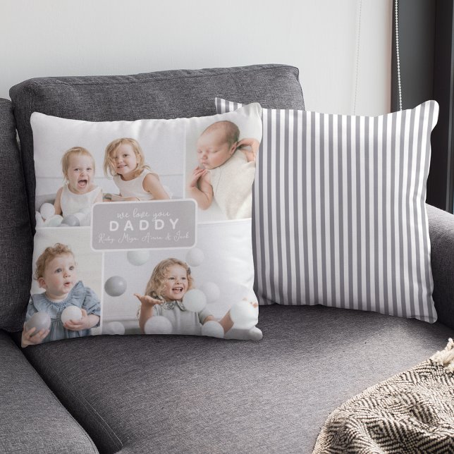 Cojín Decorativo Modern Daddy 4 Foto Gris (Subido por el creador)