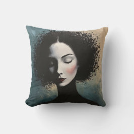 Cojín Decorativo Modern Elegant Female Portrait Art