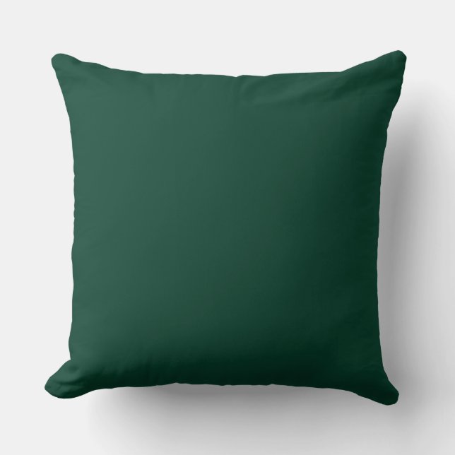 Cojín Decorativo Modern  Green, Solid ,Throw Pillow (Anverso)