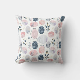 Cojín Decorativo Modern Pastel Easter Egg  Throw Pillow