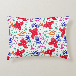 Cojín Decorativo Modern pattern of birds and flowers