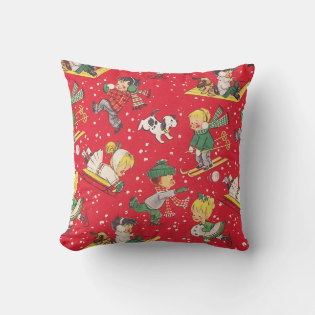 Cojín Decorativo Modern Snowflake Winter Pillow – Neutral (Anverso)