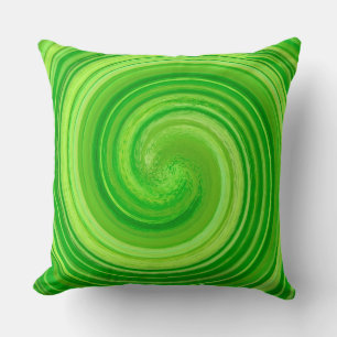 Cojín Decorativo Modern Swirl Resumen Arte #10
