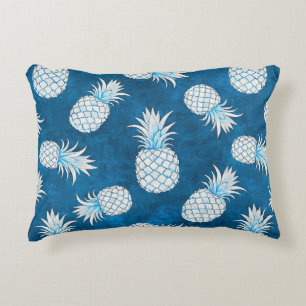 Cojín Decorativo Modern Tropical Pineapple Watercolor