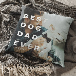 Cojín Decorativo Moderna foto de un mejor perro Personalizado