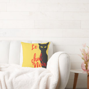 Cojín Decorativo Moderna Le Chat Noir