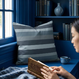 Cojín Decorativo Moderna Linear | Slate & Nordic Sea