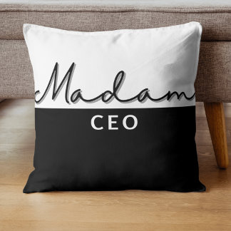 Cojín Decorativo Moderna y educada señora CEO Pillow