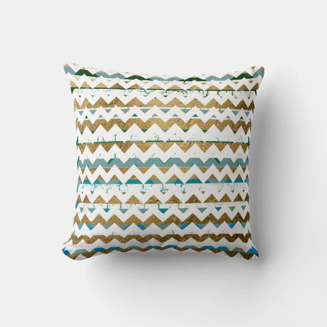 Cojín Decorativo Moderna y elegante Chevron Stripes (Anverso)