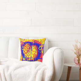 Cojín Decorativo Modernas abstracciones vibrantes arte