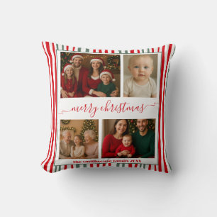 Cojín Decorativo Moderno 8 Foto Feliz Navidad
