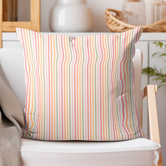 Cojín Decorativo Moderno a rayas (striped throw pillow)