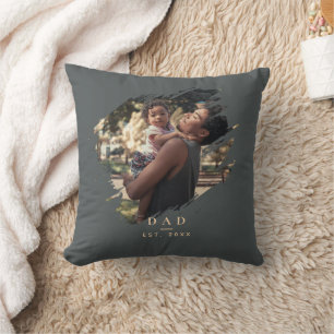 Cojín Decorativo Moderno Chic Elegante Tendencias Foto Día del Padr