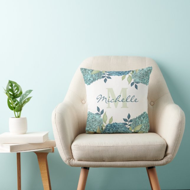 Cojín Decorativo Moderno Cree Su Propia Plantilla De Monograma Pil  (Silla)