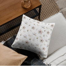 Cojín decorativo moderno de diseño floral de Boho