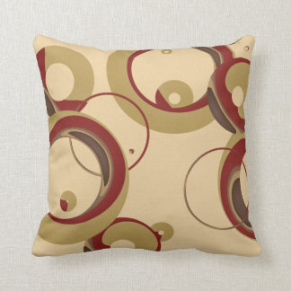 Cojín decorativo moderno de las burbujas - beige