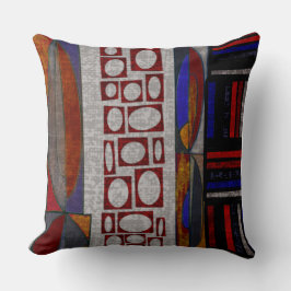 Cojín decorativo moderno de mediados del siglo XX