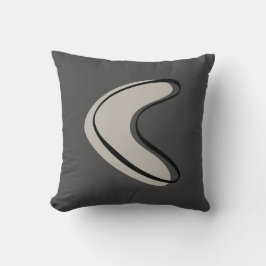 Cojín decorativo moderno de mediados del siglo XX 