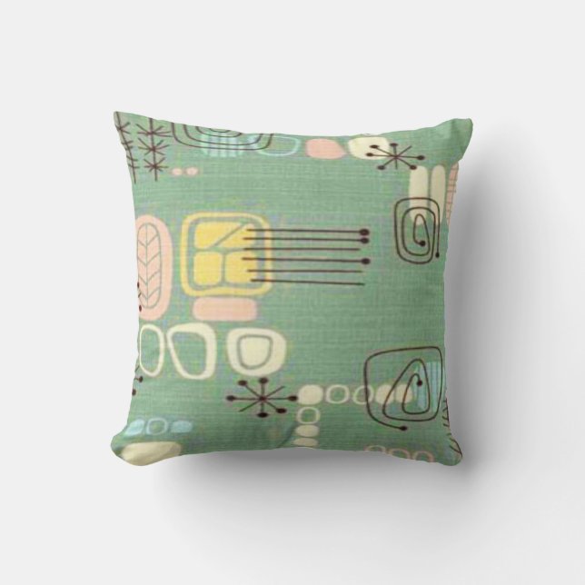 Cojín decorativo moderno del diseño gráfico de los (Anverso)