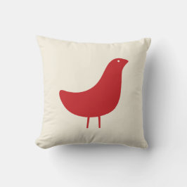 Cojín decorativo moderno del pájaro de los