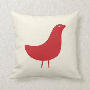 Cojín decorativo moderno del pájaro de los