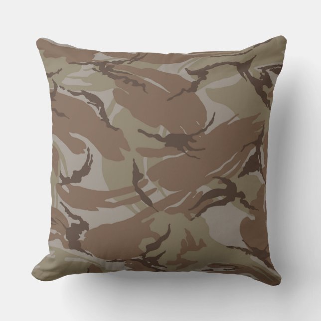 Cojín Decorativo Moderno desierto Camo Pillow (Anverso)