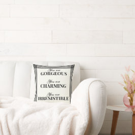 Cojín Decorativo Moderno, El Color Crema Es Magnífico.