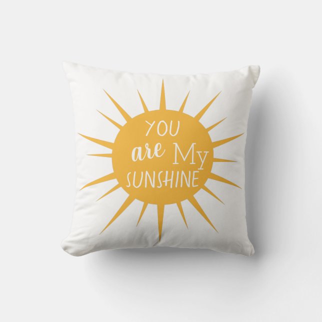 Cojín Decorativo Moderno, eres mi sol (Anverso)