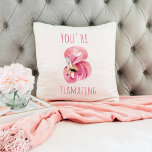 Cojín Decorativo Moderno, Es Flamante Belleza Flamingo Rosa<br><div class="desc">Moderno,  Es Flamante Belleza Flamingo Rosa</div>