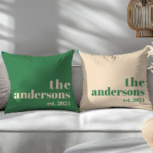 Moderno minimalista retro verde