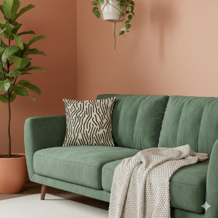 Cojín Decorativo Moderno negro y beige a rayas