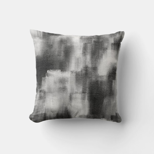 Cojín Decorativo Moderno negro y blanco (Anverso)