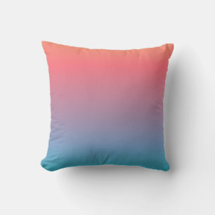 Cojín Decorativo Moderno Óxido Azul Naranja