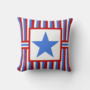 Cojín decorativo moderno patriótico americano de