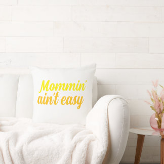 Cojín Decorativo Moderno Personalizado lindo Día de la Madre texto 