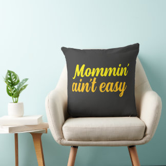 Cojín Decorativo Moderno Personalizado lindo Día de la Madre texto 