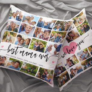 Cojín Decorativo Moderno regalo inolvidable de 32 fotos en collage